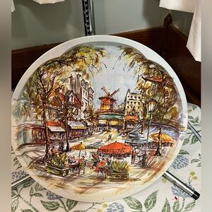 Daher Decorative Metal Plate with Crest Design Made in England
